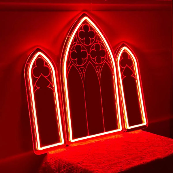 Letrero de neón The Morgue