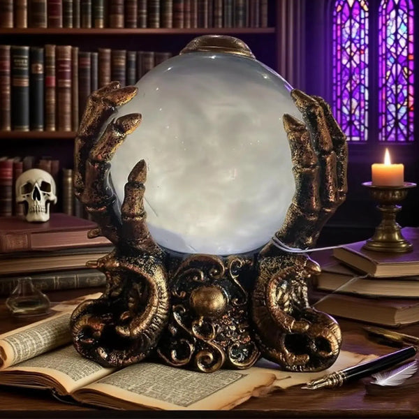 Bola de cristal gotica.