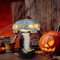 Lámpara de mesa de calavera gótica 3D