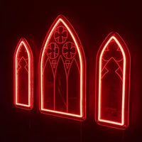 Letrero de neón The Morgue