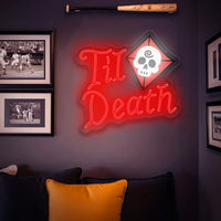 Til Death Letrero de neón