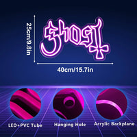 Letreros de neón Ghost